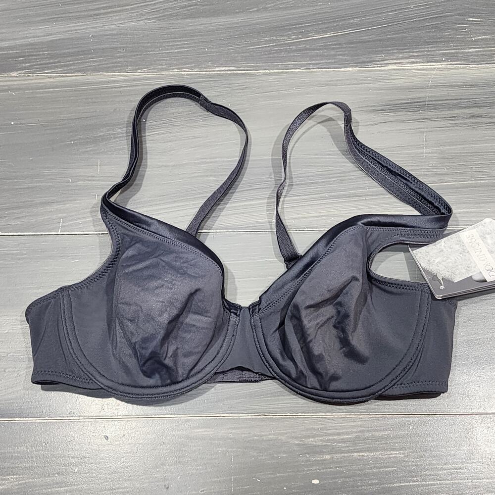 Dominique Anais Everyday Seamless T Shirt Bra 34B Graphite Grey Style 7200